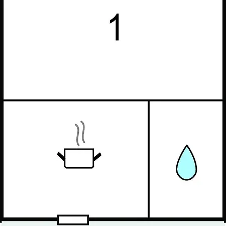 1 Bedroom Beautiful In Lägenhet